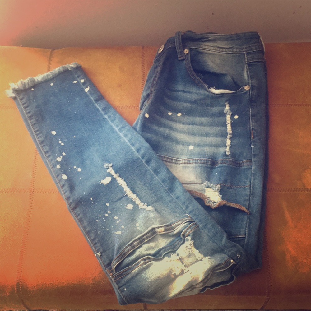 Red fox blue jeans